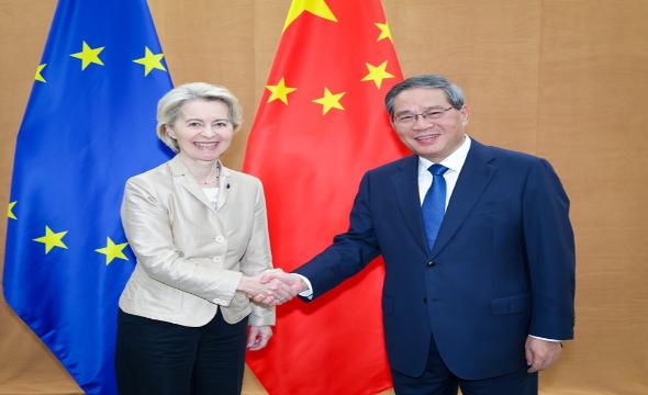李强会见欧盟委员会主席冯德莱恩