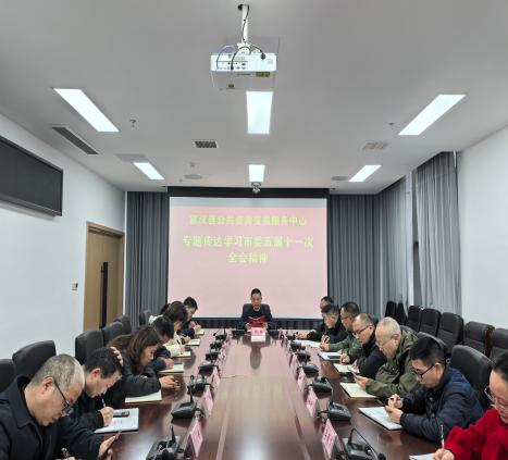 专题传达学习市委五届十一次全会精神
